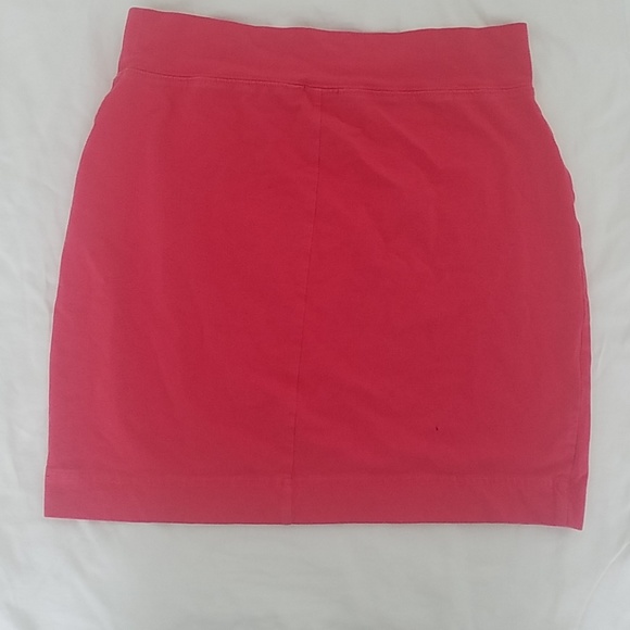 Moda International Bright Pink Stretch Mini Skirt - Picture 2 of 4